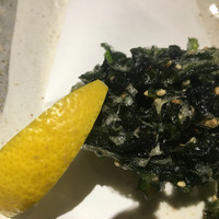 みちのく - 青森名物とおっしゃるワカメのかき揚げ。