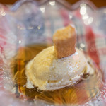 Bien - 【菓子（デセール）】、法國産（フランスさん）冰酪（アイスクリン）、ペドロ・ヒメネス添（ぞ）へ