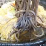 お食事処 笑門 - 親子そばの麺