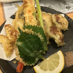 いしもん 西対 - 天ぷら盛り合わせ