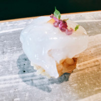 鮨 麻生 平尾山荘 - ○ミズイカ様：イカ素麺のような細切りで柔らかい食感。