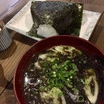 四季肴酒家 きなり - H28.10.29 明太子おむすび＆お味噌汁