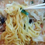 幸楽苑 - 野菜味噌らーめん　麺アップＨ28.11