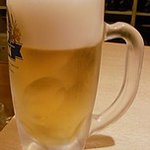 博多ふろや - 生ビールで乾杯！