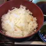 井筒屋 - ご飯(桜えび入り)