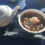 中国料理 「チャイナブルー」 コンラッド東京 - 海老ワンタン麺