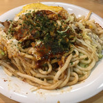 カープ鳥 - カープ焼き(うどん)750円