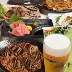 THE鉄板YA 達神 - 料理写真:宴会向け飲み放題付コース4,000円より♪