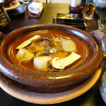 つる幸 - 松茸とフカヒレ入りスッポン鍋