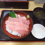 三崎豊魚 - メバチカマトロ丼