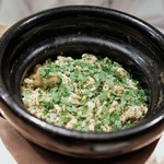 虎白 - お食事　秋鮭の炊き込みご飯　いくら