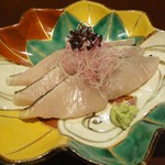 肥後橋 やま本 - ④造り　三重の焼霜鰆　★４・３