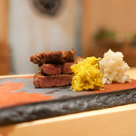 銀座 しのはら - 猪肉焼き