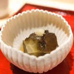 銀座 しのはら - 賀茂ナスの煮浸し
