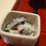 銀座 しのはら - 賀茂ナスの煮浸し