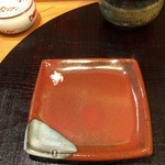 江戸前晋作 - 天ぷらを塩で食べる時の皿