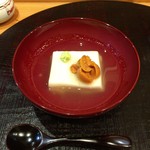 江戸前晋作 - 蒸し胡麻豆腐