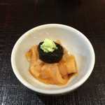 江戸前晋作 - 墨烏賊の雲丹和え