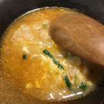 焼き鳥 てつ屋 - 〆の雑炊。