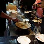 山猫軒 - 取り分け中