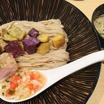 饗 くろ喜 - あさり白湯つけそば １０００円