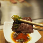 鉄板焼き ゑびす - 肉の旨みとタレが最高！