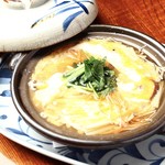 郷土料理 竹の子 - 黄にら玉子とじ