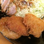 とんかつ 一 - 201611  一  ★ヒレとんかつ（1100円）★裏返してみました(^-^)/
