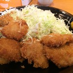 とんかつ 一 - 201611  一  ★ヒレとんかつ（1100円）★裏返してみました(^-^)/