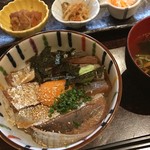 博多味問屋いちにち一膳 - アジどんぶり膳