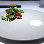 レストランディファランス - 黒鶏 蛸 クレソン 筍 フロマージュブラン