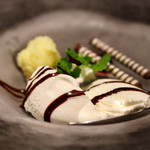 焼肉ホルモンせいご - 自家製スイートポテトのバニラ添え