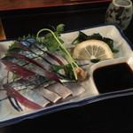 炉端 留味庵 - 秋さば刺身