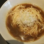 煮干乱舞 - かけそば醤油