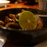 よろにく - 2016/10‗サーロインと松茸＆スダチ