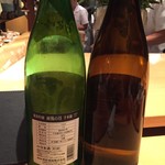 廣島 むろか - 雨後の月　純米吟醸　千本錦　ひやおろし　ラベル