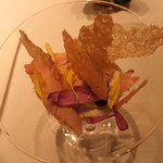 ラール・エ・ラ・マニエール - フォワグラのパフェ(上から) 