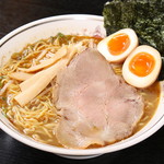 Harupin Ramen - ハルピンらーめん　寝かせニンニク卵入り