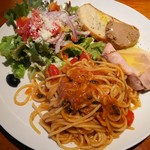 ピッツェリア ダ・アオキ タッポスト - ランチプレート（2016年9月）