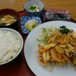 Sano - 「野菜かきあげ定食」
