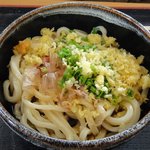 本格手打うどん はゆか - ぶっかけ（濃い口）大　※薬味大量投入