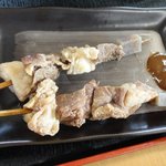 本格手打うどん はゆか - おでんのすじ肉2本　※どんだけすじ肉好きなんやぁ