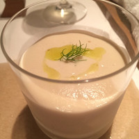 イタリアン オット - スペシャリテの毛ガニと塩のパンナコッタ