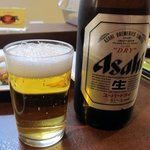 ぎょうざの店　天平 - すぐに瓶ビールに（笑）