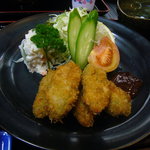 武田風林亭 - 「牡蠣フライ定食」（１６００円）