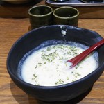 俺の魚を食ってみろ!! - お通しは、ジャガイモの擦り流し