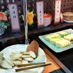 清正公 - 「笹蒲鉾」「出汁巻き卵」