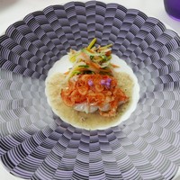 モナリザ 丸の内店 - 【桜海老をまとった金目鯛のポワレ 牛蒡のハーモニー かぼす風味】◎2016/10