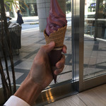 カフェ・ディ・フェスタ - 巨峰ソフトクリーム 2016/01/15