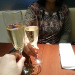 ビストロ クレール - スパークリングワインで乾杯